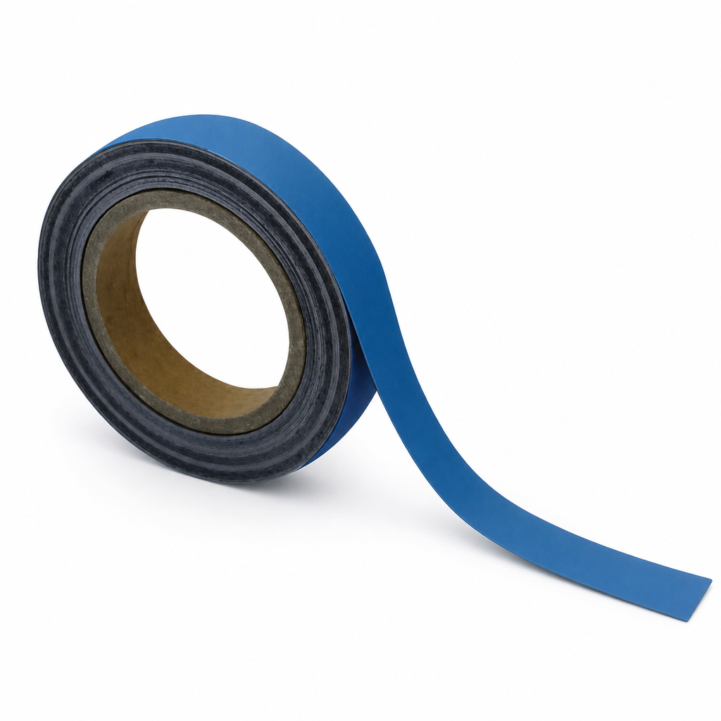 Magnetic Erasable Blue Label Holding Tape Roll 10m
