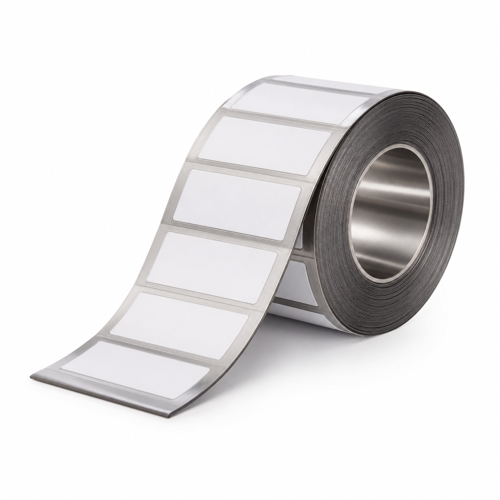 Magnetic Label Holder Roll with Inserts 40mm x 5m