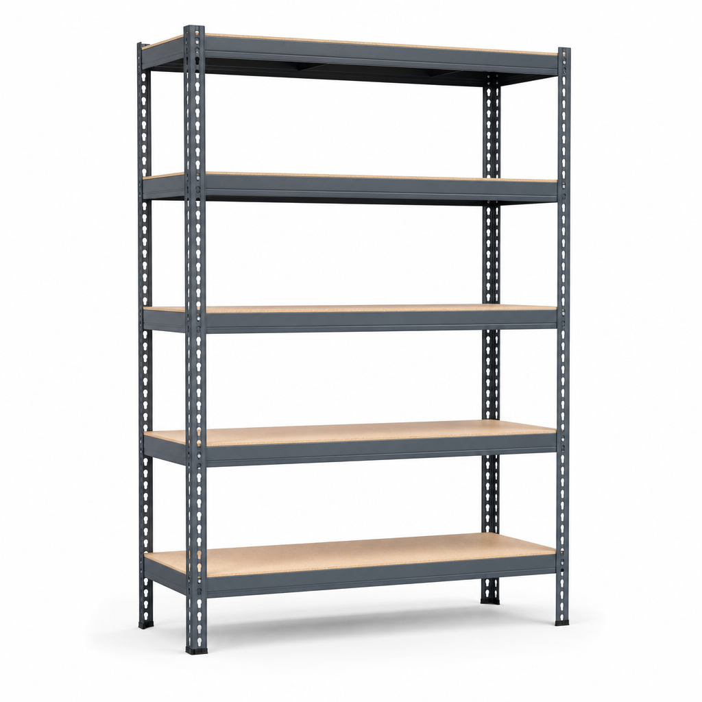 Medium Duty Steel Shelving with Chipboard Shelves