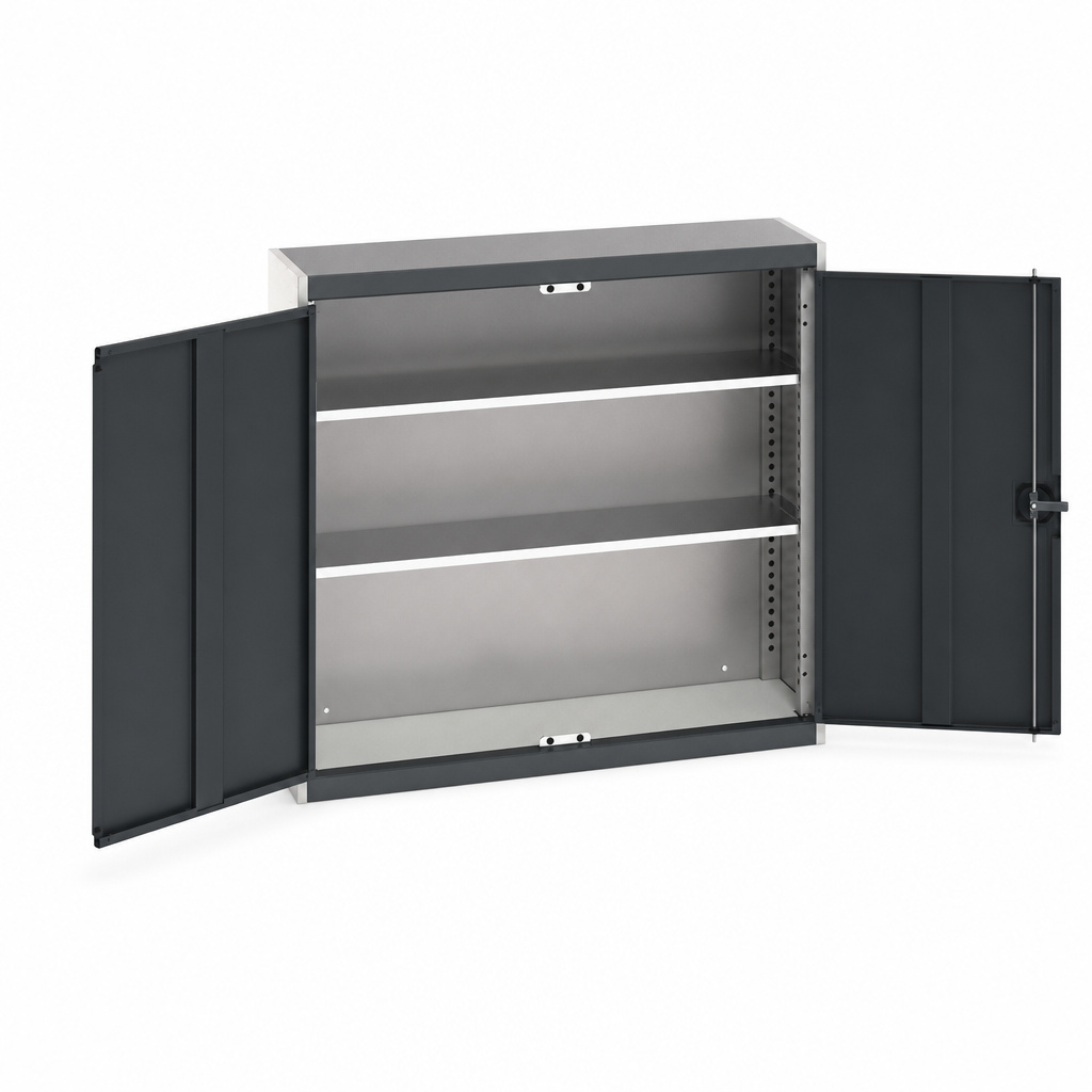 Metal Storage Cabinet with 2 Shelves 1000x1050mm