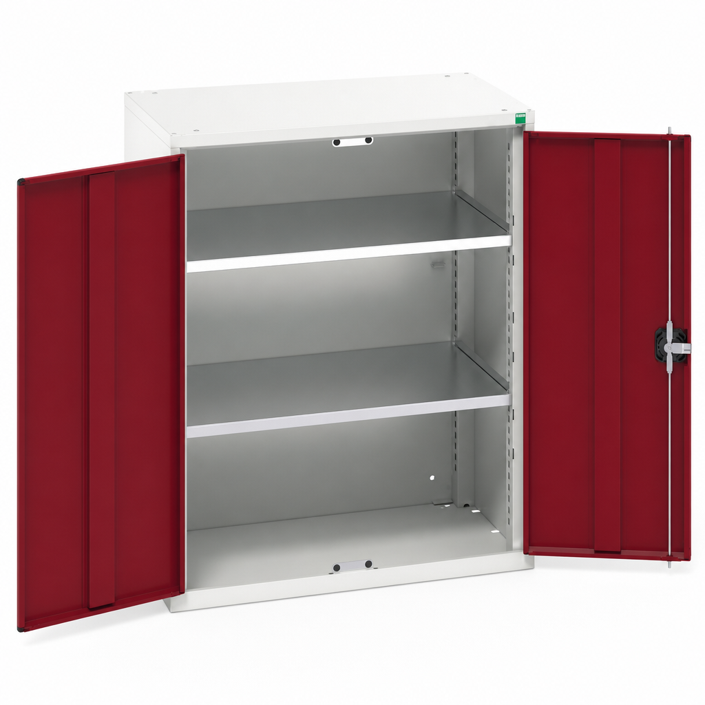 Metal Storage Cupboard with 2 Shelves 800x550mm