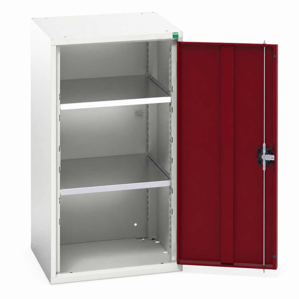 Metal Storage Cupboard with Two Shelves 525x550mm