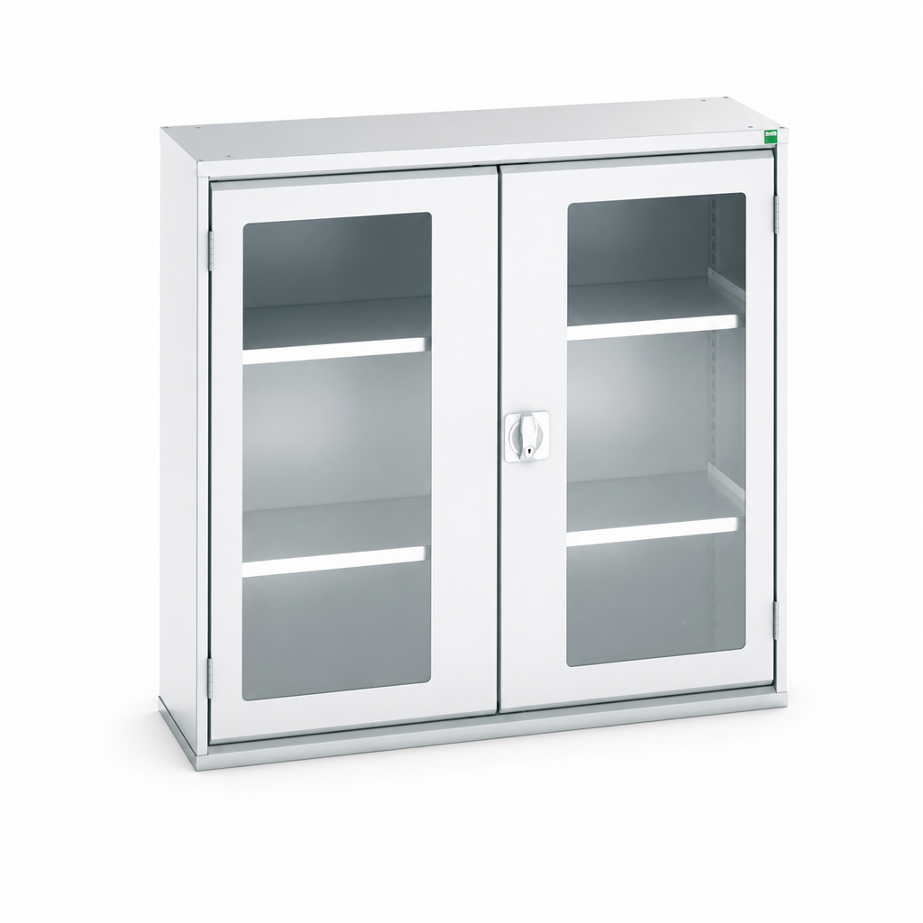 Metal Vision Door Storage Cupboard with Adjustable Shelves