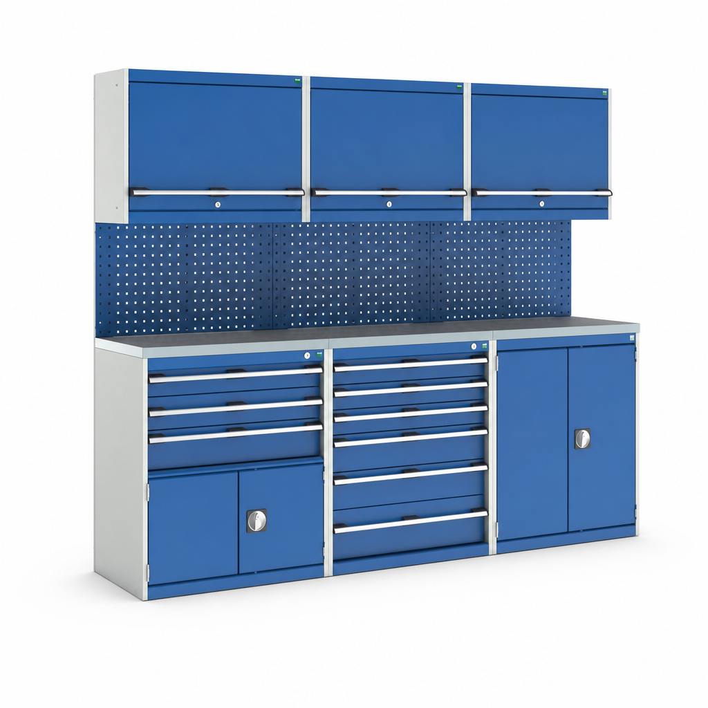 Modular 6 Piece Workshop Storage System