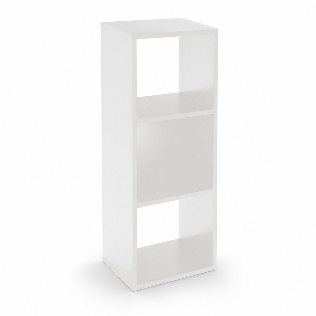 Modular White Office Storage Cube Cabinet