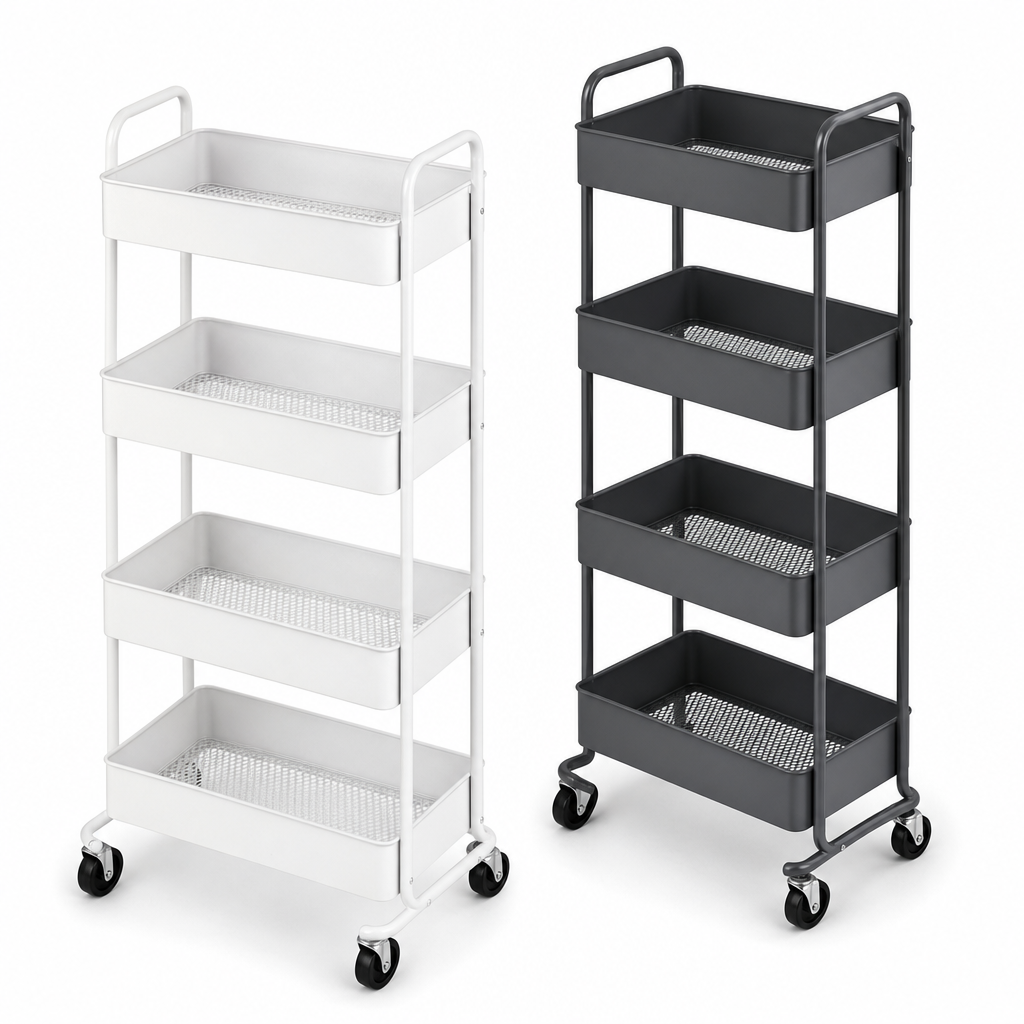 Narrow Tray Storage Trolleys