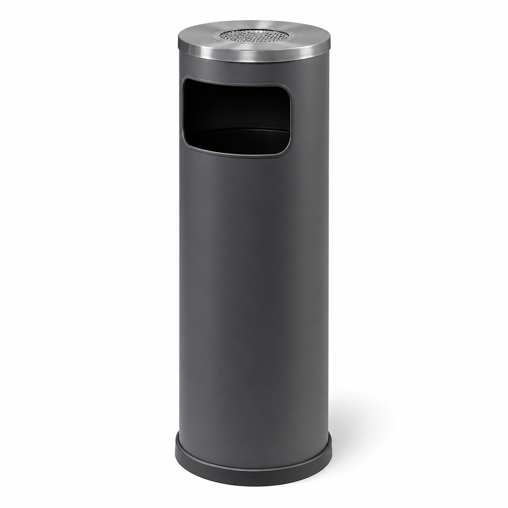 Outdoor Floor Standing Cigarette Ashtray Bin 11L