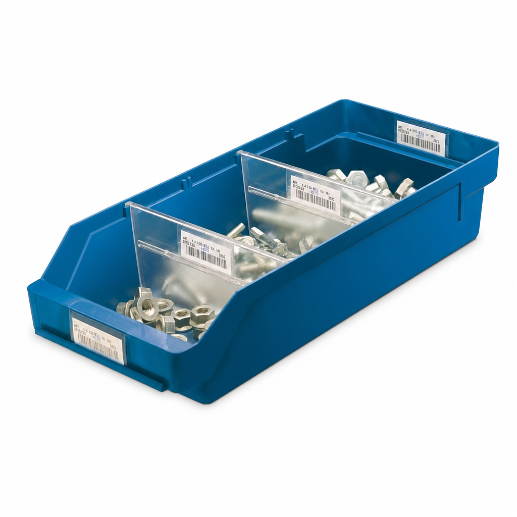 Plastic Bin Dividers for Component Storage Bins