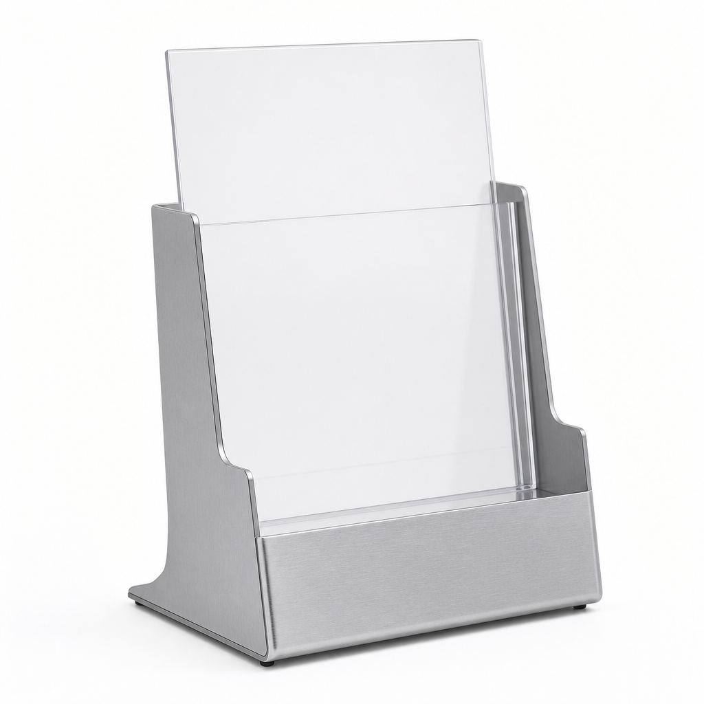 Plastic Display Unit for Desk Information Displays