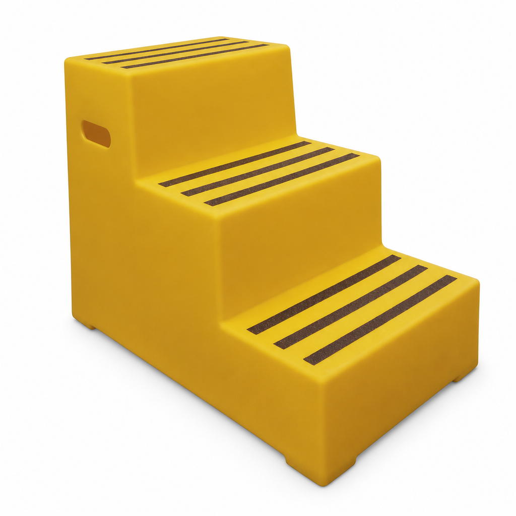 Plastic Non-Slip Safety Step Stools 260kg UDL