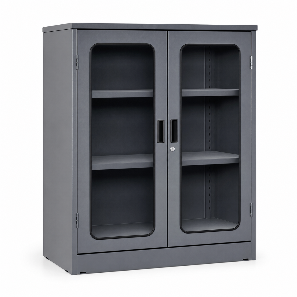 Polycarbonate Vision Door Industrial Storage Cabinet 984x915x505mm