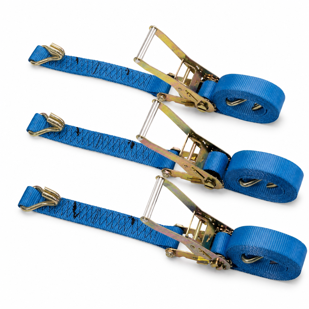 Polyester Webbing Ratchet Load Securing Straps