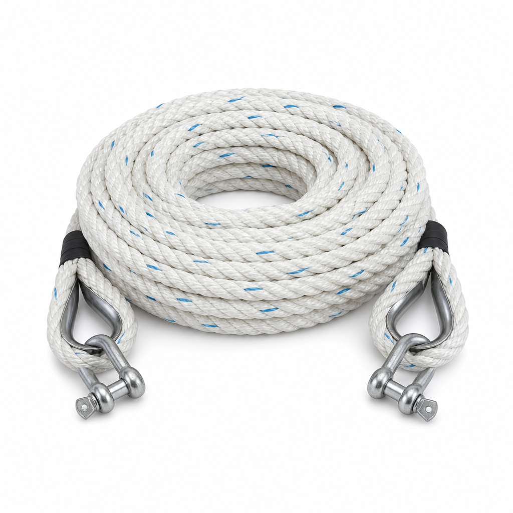 Polypropylene Split Fibre Rope for Lifting and Securing