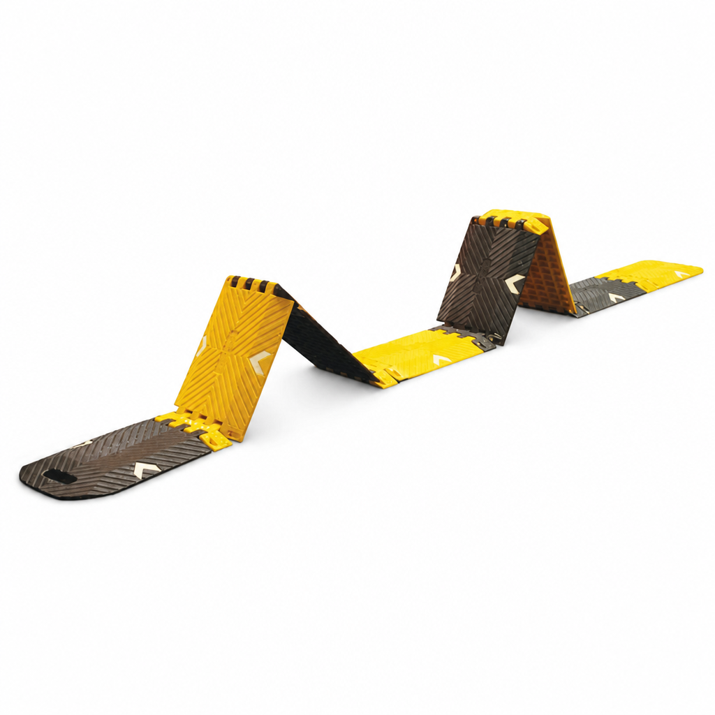 Portable Rubber Speed Bump Kit 20 Tonne Capacity