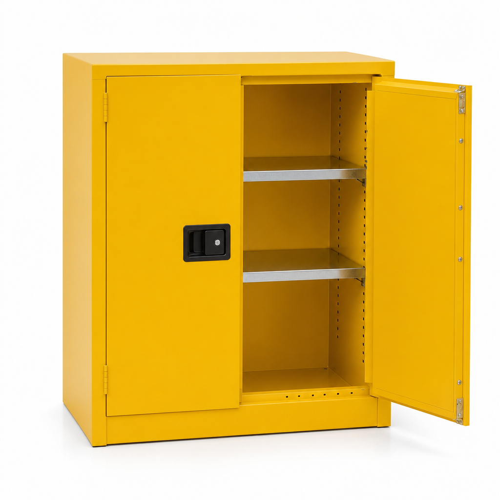 Premium COSHH Hazardous Chemical Storage Cabinet 710 x 915mm