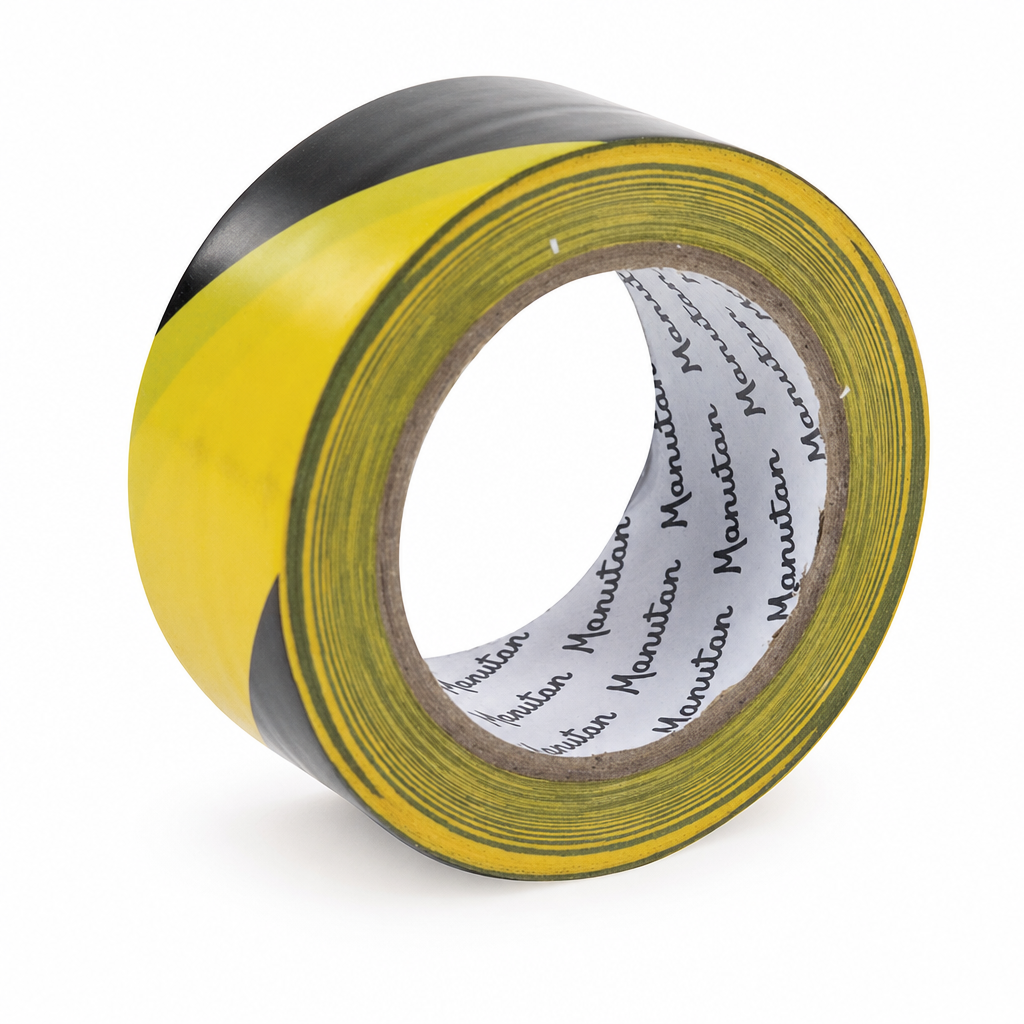 PVC Adhesive Floor Marking Tape Roll 33m x 50mm