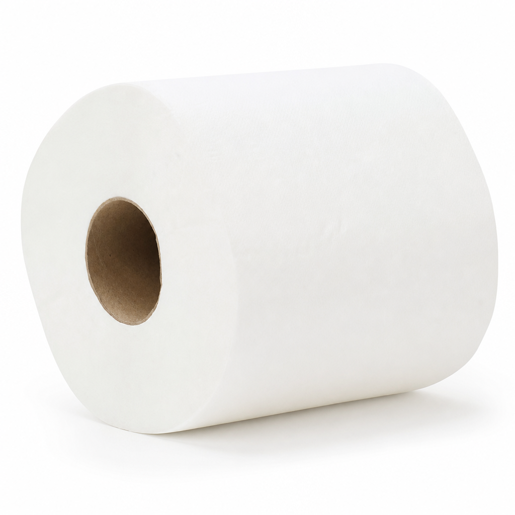 Recycled White Kitchen Paper Roll, Food Grade