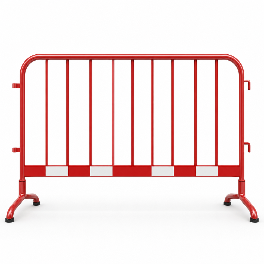 Red or White Road Wall Barrier for Traffic Control and Safety