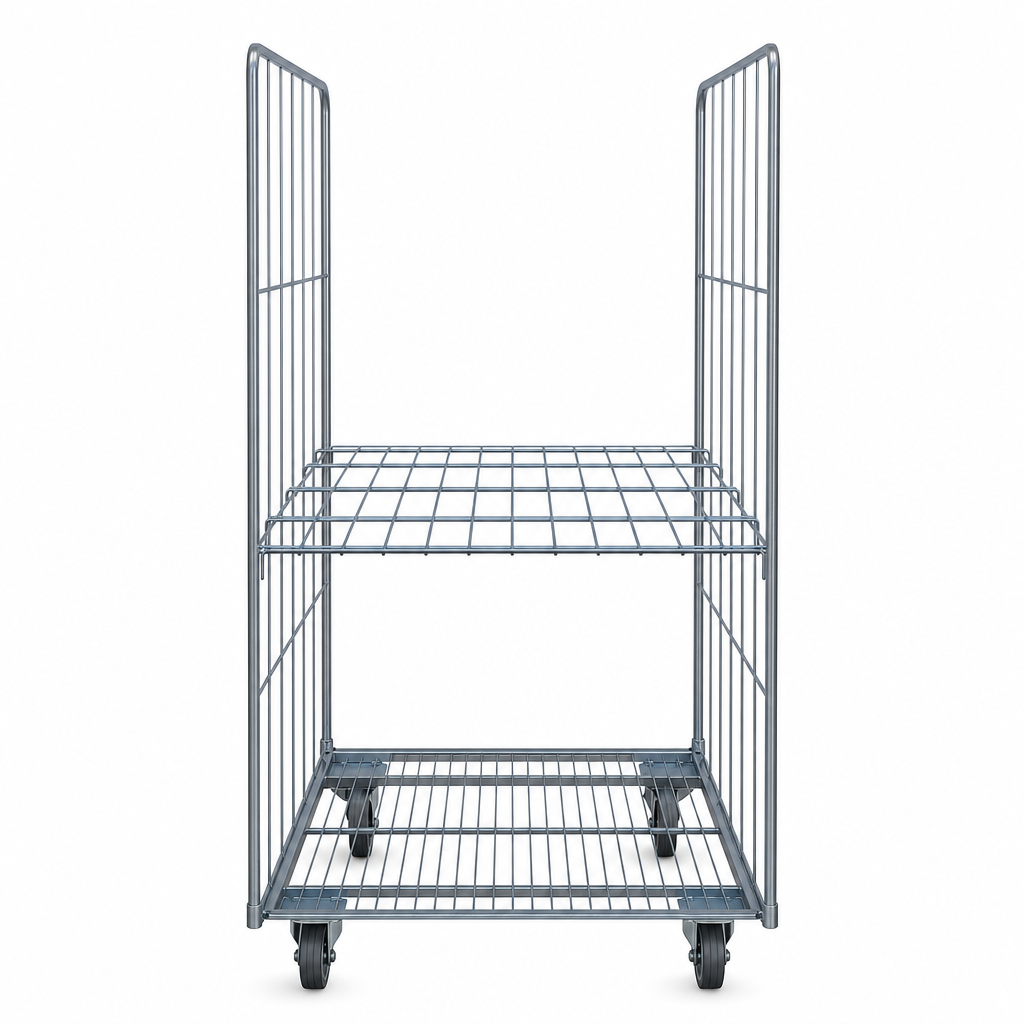 Removable Wire Shelf for A-Frame Roll Pallets