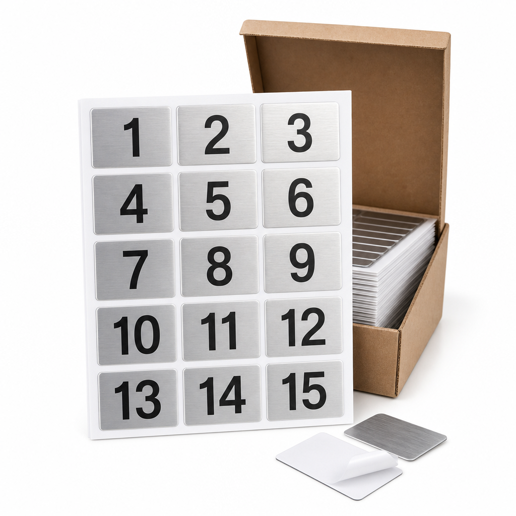 Self Adhesive Number Label Multi-Pack