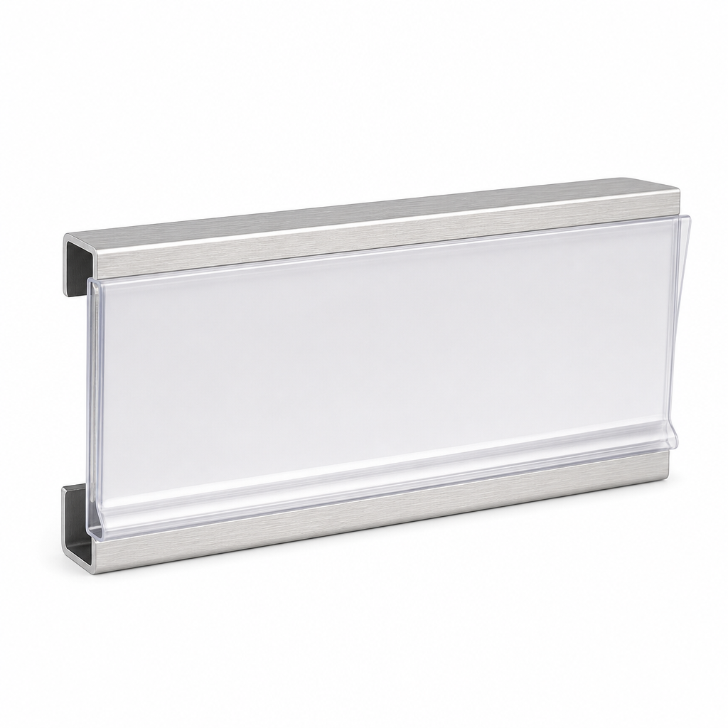 Self Adhesive Plastic Document Holders for Shelving
