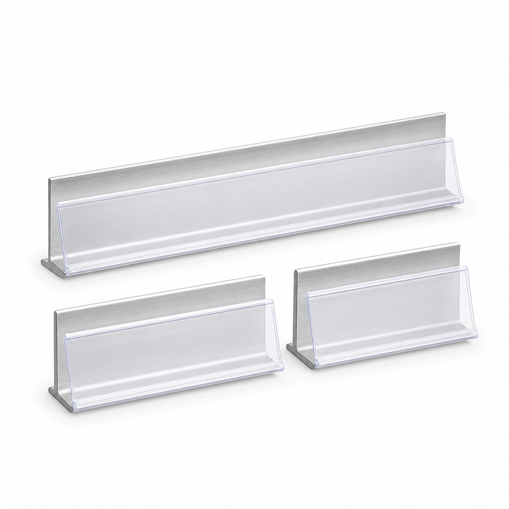 Self Adhesive Shelving Label Holders