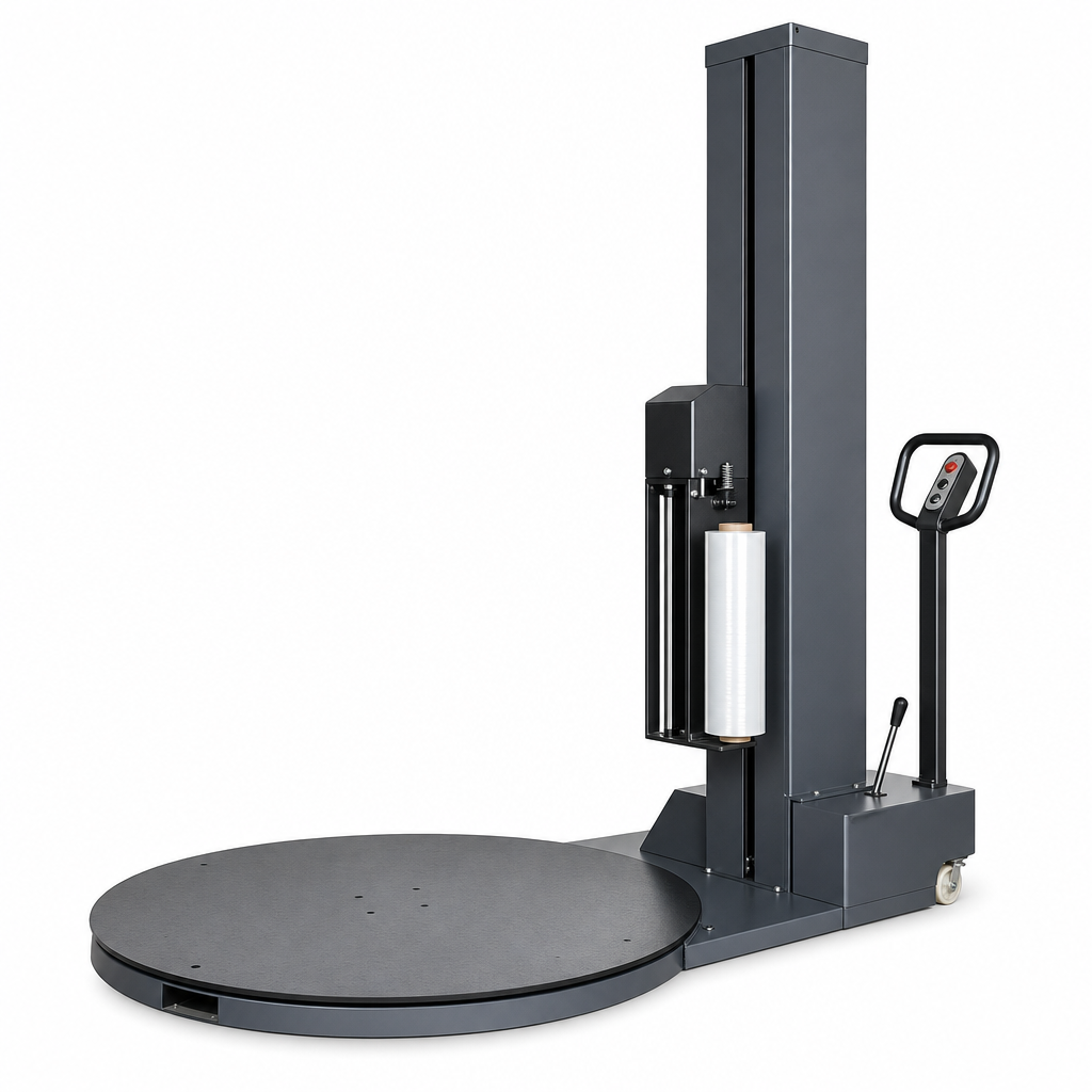 Semi-Automatic Pallet Stretch Turntable Wrapper