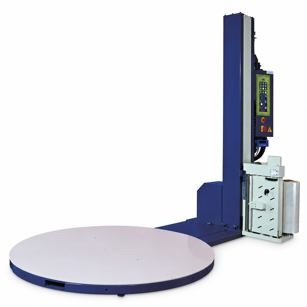 Semi-Automatic Pre-Stretch Pallet Turntable Wrapper with Scales