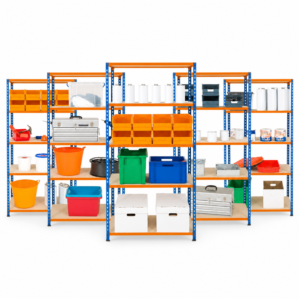 Shelving Deal – 5 Bays with 5 Shelves (1830h x 915w)