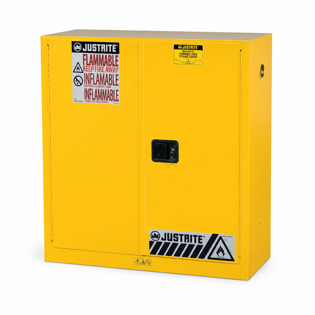 Small Flammable Storage Cabinet 1118h x 1092w x 457d mm