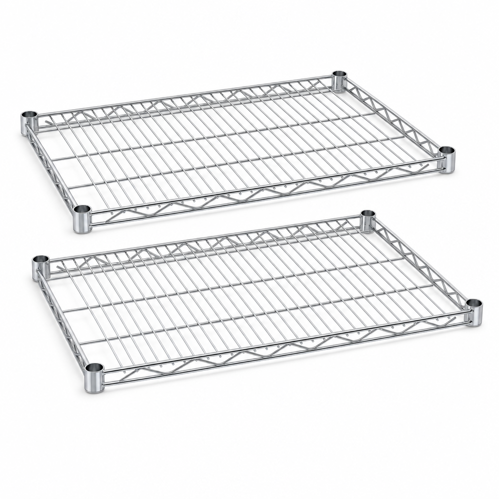Square Wire Shelving Extra Shelves Pack of 2