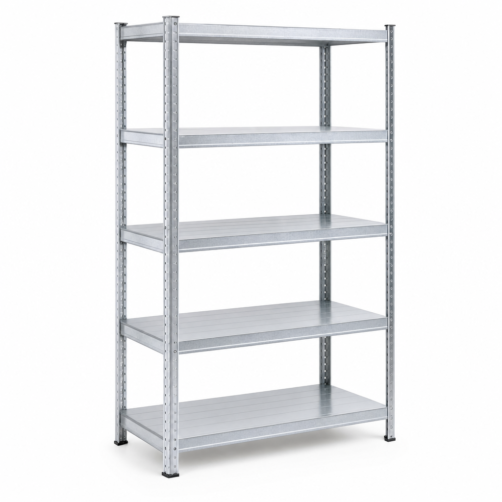 Standard Duty Galvanised Shelving with 600kg Capacity Per Shelf