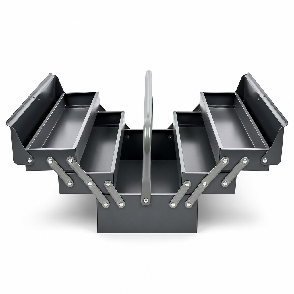 Standard Steel Tool Box with 5 Compartments