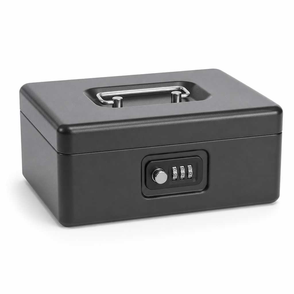 Steel Cash Box With Combination Lock