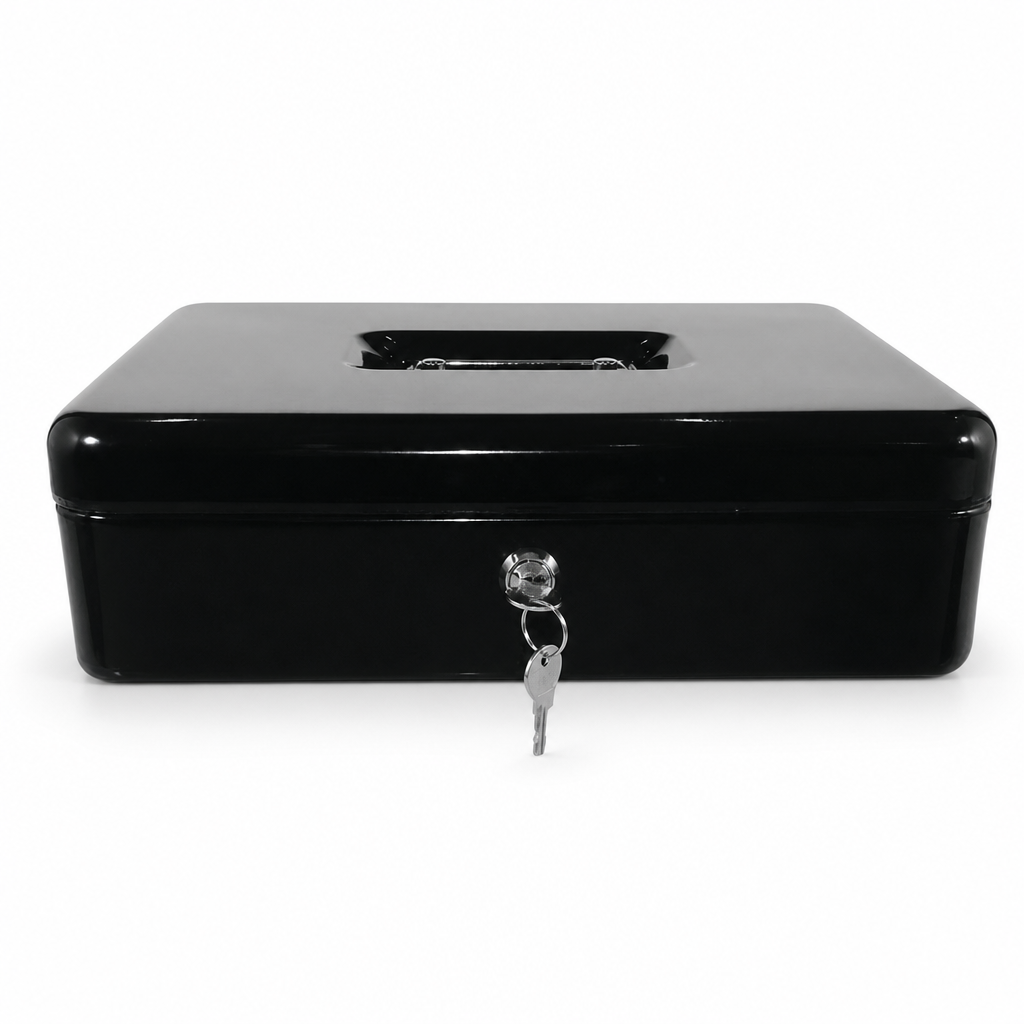 Steel Cash Box With Key Lock