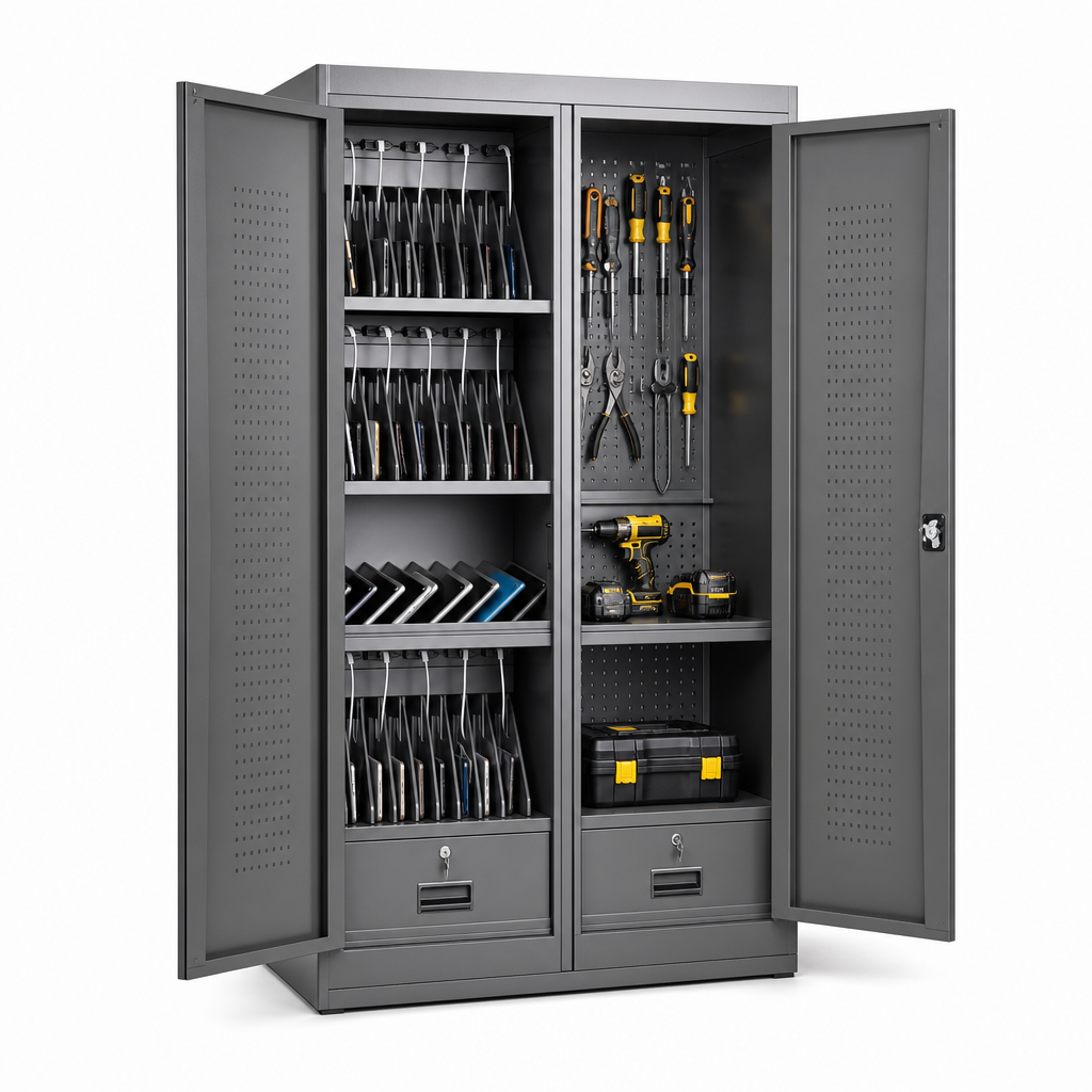 Steel Charging Locker for Tools and Mobile Phones
