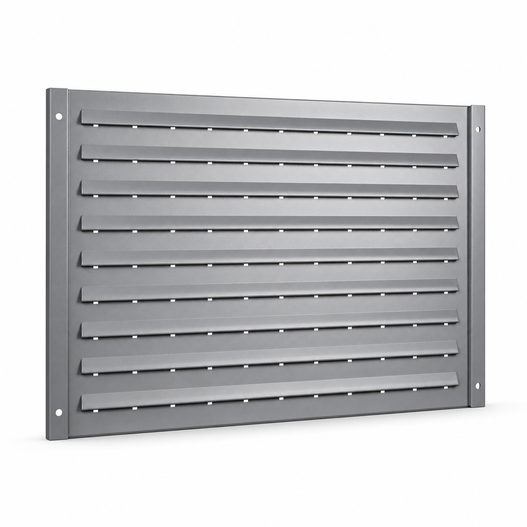 Steel Louvre Back Panel 1050 x 525mm