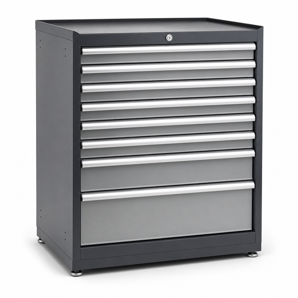 Steel Multi Drawer Tool Storage Cabinets 1000x1050x550mm