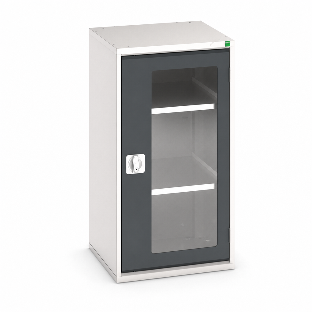 Steel Vision Door Storage Cupboard with Adjustable Shelves