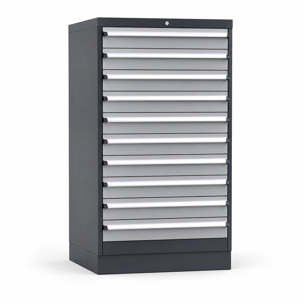 Tall Multi Drawer Tool Storage Cabinet 1600x1050x750mm