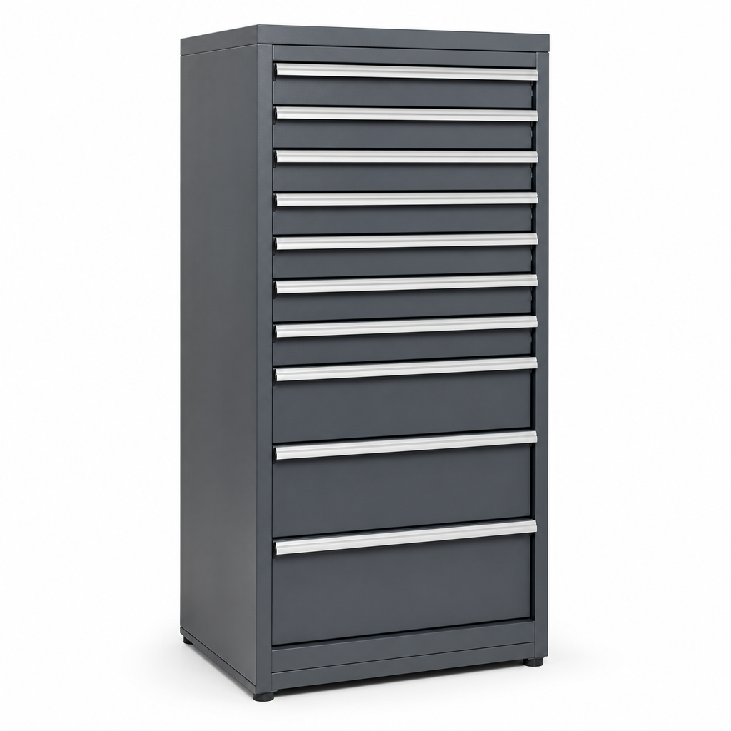 Tall Multi Drawer Tool Storage Cabinets 1600x650x750mm