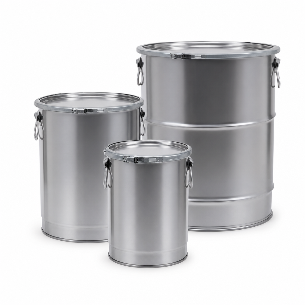 UN Approved Metal Storage Cans with Lids