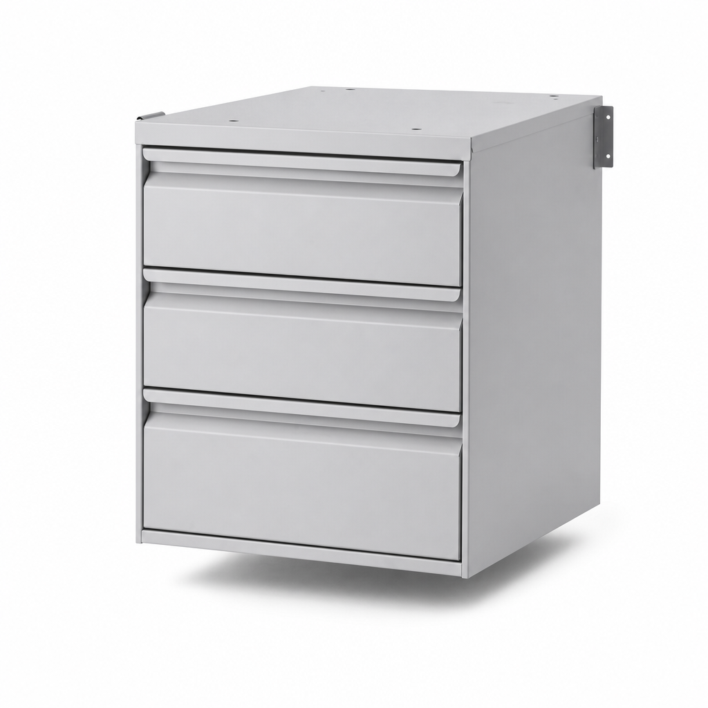 Under Bench Suspended Drawer Cabinets 525x550mm