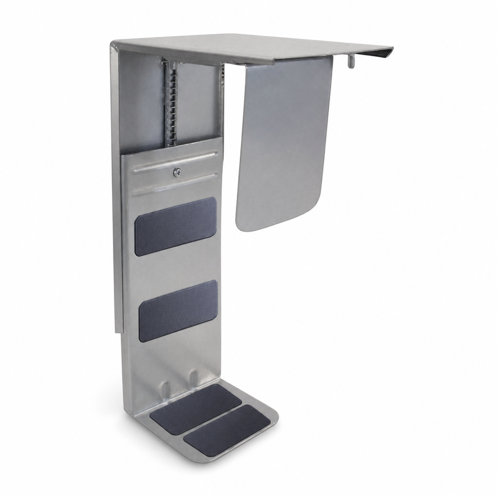 Under Desk Steel CPU Holder for PCs