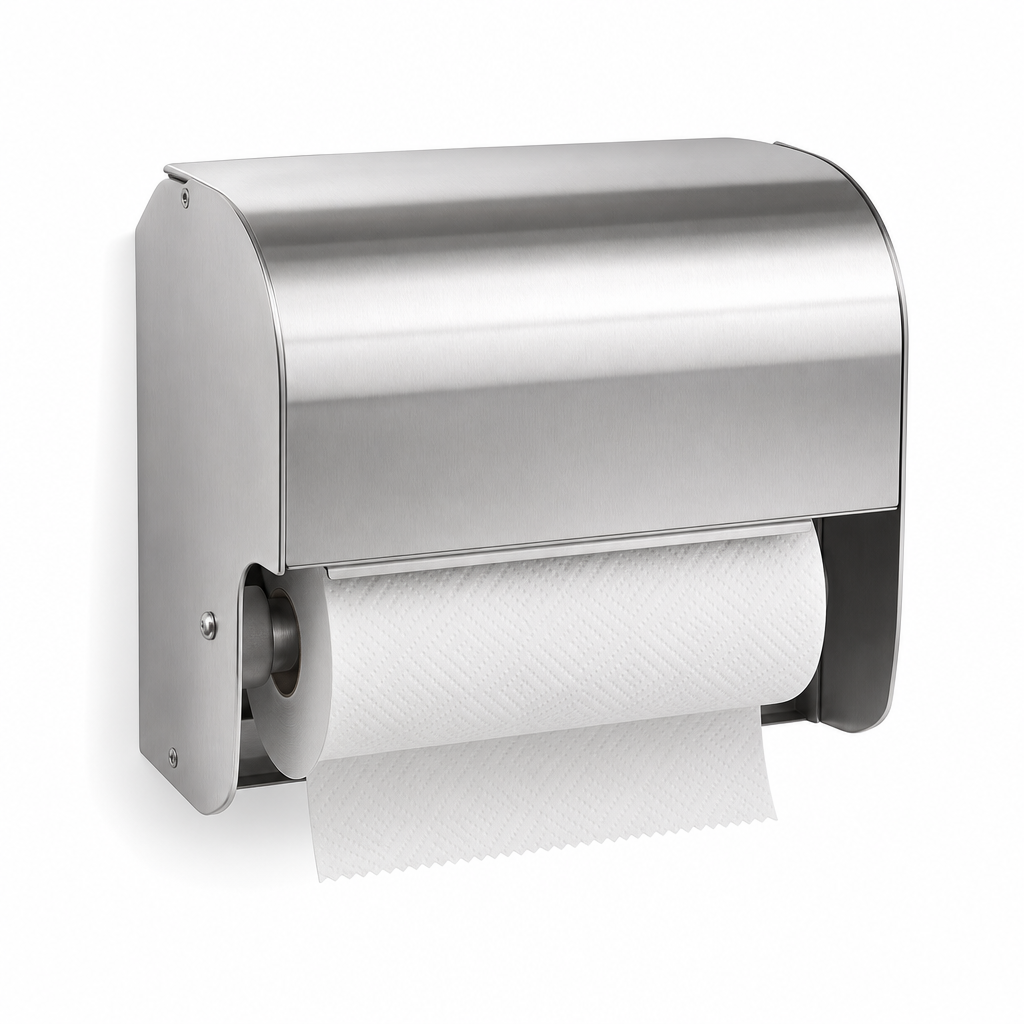 Wall Mounted Paper Towel Dispenser for Kitchen Rolls