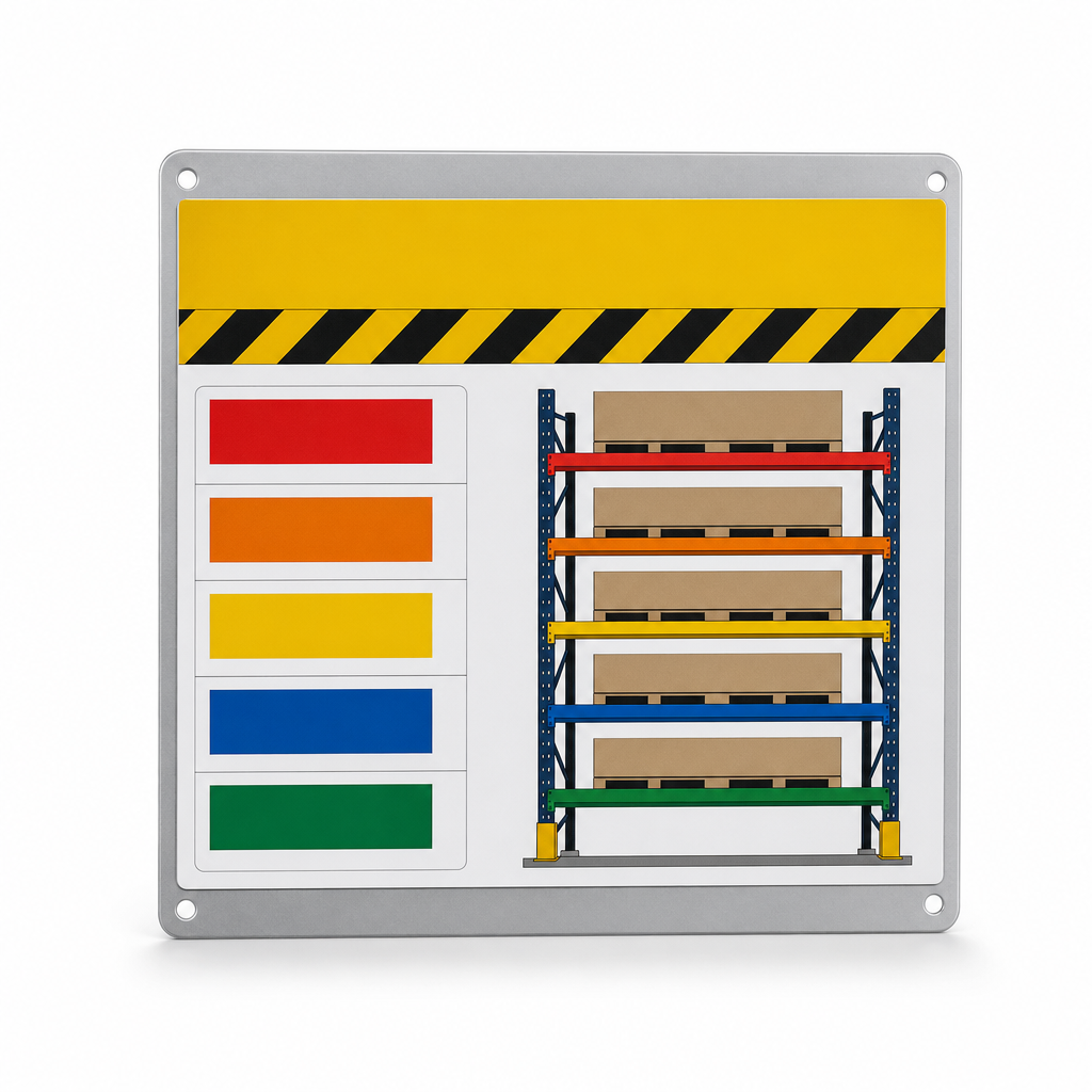Warehouse Racking Load Capacity Notice Signs