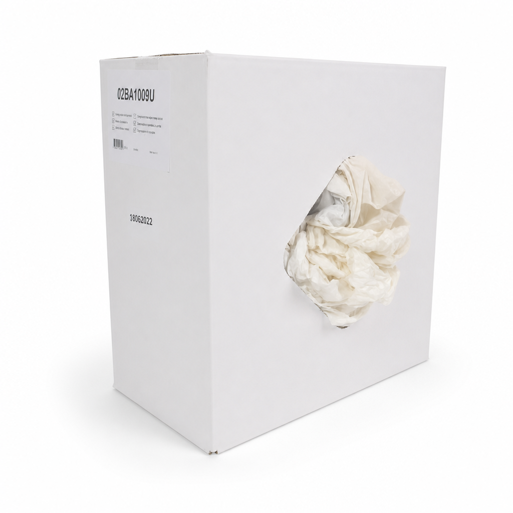 White Cotton Cleaning Cloths