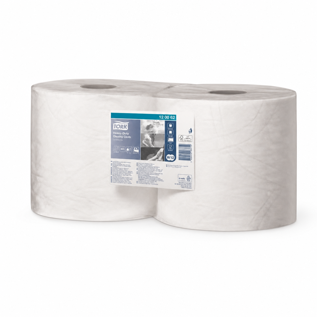 White Heavy Duty Wiping Paper Roll
