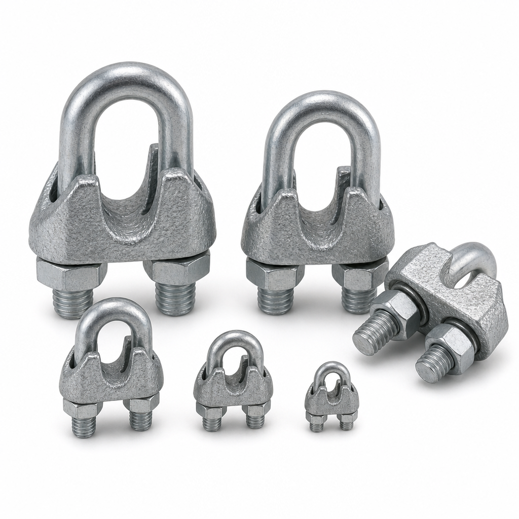 Wire Rope Grips for Securing Cable Ends and Loops