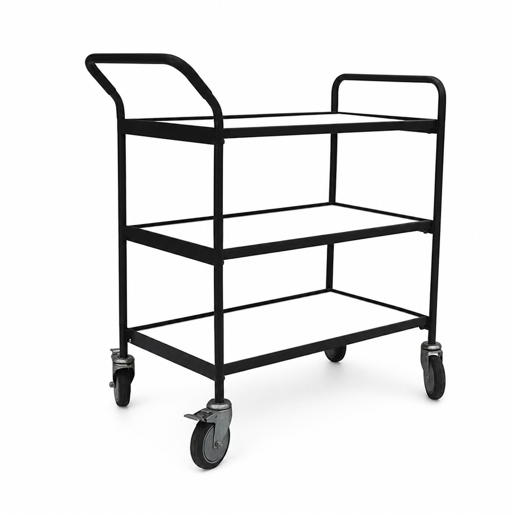 Wooden Shelf Platform Trolley with 200kg Capacity